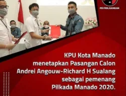 KPU Bantah Flayer AA-RS Ditetapkan Pemenang Pilkada Manado