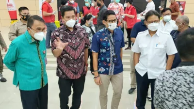 Sekot Manado Dampingi Kunjungan Kerja Menparekraf dan Menkes di Kota Doa
