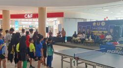 Ketua KONI Sultra Hadiri Pembukaan Tenis Meja Open Tournamen untuk Kelompok Umur yang Diselenggarakan PTMSI
