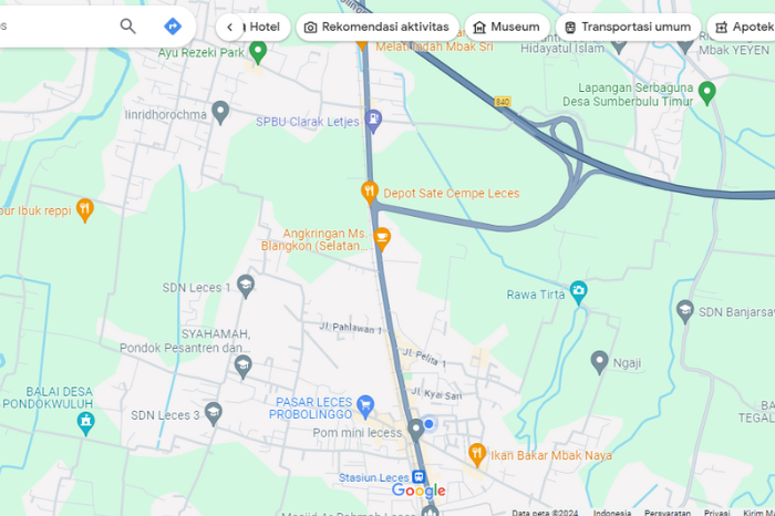 Cara cek jalan one way dengan google maps