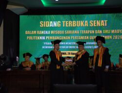 Siap Terjun Menjadi Penggerak Pertanian Maju dan Modern, Polbangtan Kementan Wisuda 255 Mahasiswa