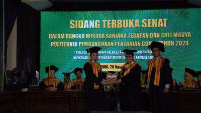 Siap Terjun Menjadi Penggerak Pertanian Maju dan Modern, Polbangtan Kementan Wisuda 255 Mahasiswa