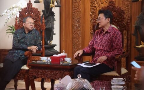 Koster Bahas Konversi Kendaraan Listrik Bersama Duta Besar Korea Selatan